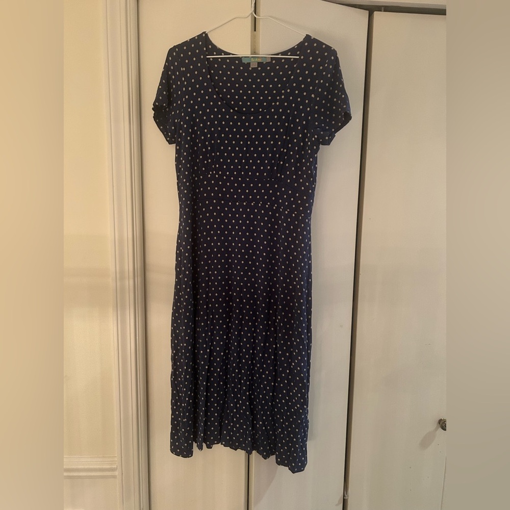 Boden Knit Polka Dot Dress, size 10L